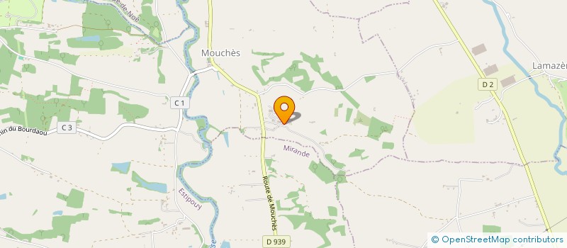 localisation de l'entreprise MADAME MARIA RUIZ BASCARAN  IDRAC-RESPAILLES