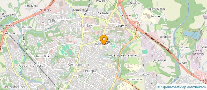 localisation de l'entreprise MADAME MARIA SALAZAR GORDILLO à QUIMPER