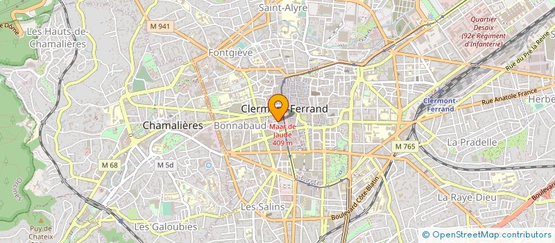 localisation de l'entreprise MADAME MARIA SALCEDO  CLERMONT-FERRAND