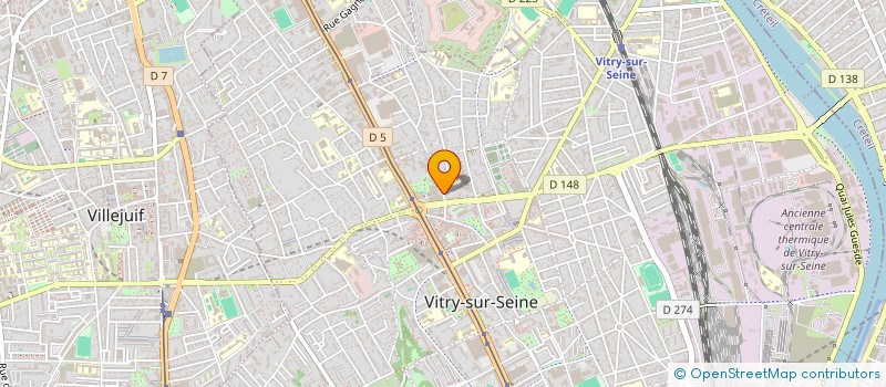 localisation de l'entreprise MADAME MARIA SALOUME à VITRY-SUR-SEINE