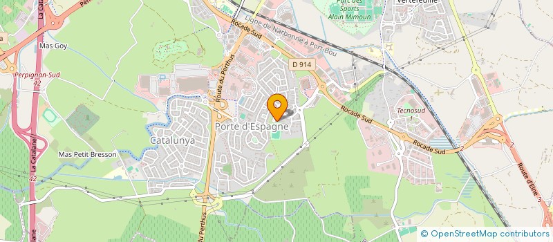 localisation de l'entreprise MADAME MARIA SAMPAIO RIBEIRO  PERPIGNAN