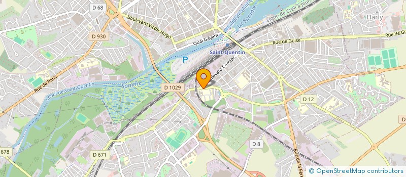 localisation de l'entreprise MADAME MARIA SANCHEZ à SAINT-QUENTIN