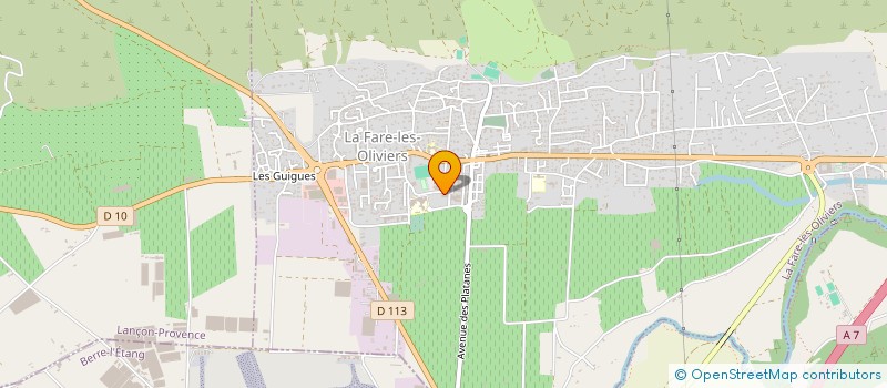 localisation de l'entreprise MADAME MARIA SANNIER  LA FARE-LES-OLIVIERS