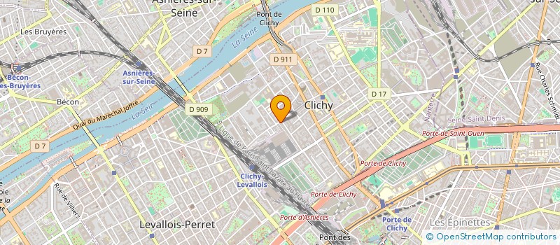 localisation de l'entreprise MADAME MARIA SANTANA NOVO à CLICHY