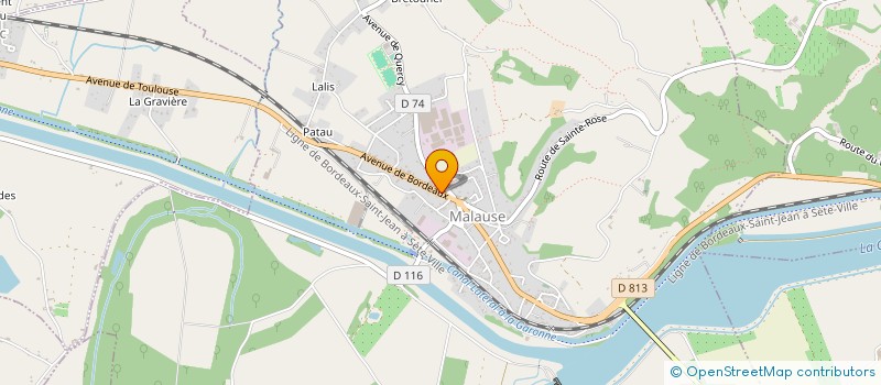 localisation de l'entreprise MADAME MARIA SANTOS NORONHA  MALAUSE