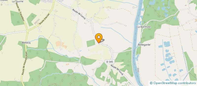 localisation de l'entreprise MADAME MARIA SASIAIN  SAINT-JEAN-DE-MARSACQ