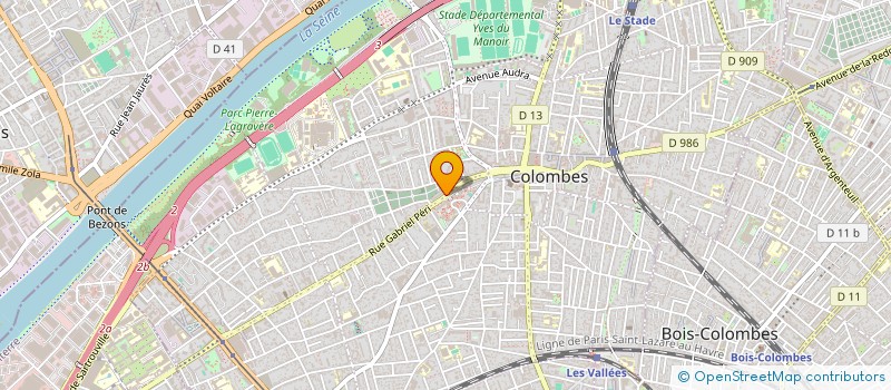 localisation de l'entreprise MADAME MARIA SAVIN à COLOMBES