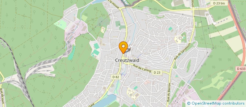 localisation de l'entreprise MADAME MARIA SCHILTZ  CREUTZWALD