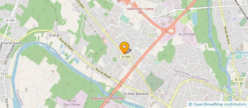localisation de l'entreprise MADAME MARIA SEQUEIRA à SAINT-YRIEIX-SUR-CHARENTE
