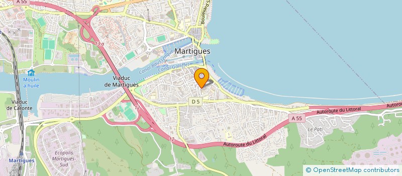localisation de l'entreprise MADAME MARIA SILVA à MARTIGUES