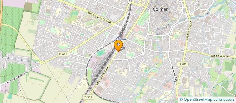localisation de l'entreprise MADAME MARIA SILVA  COLMAR