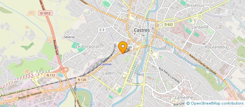 localisation de l'entreprise MADAME MARIA SILVESTRE  ROQUECOURBE