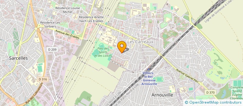 localisation de l'entreprise MADAME MARIA SIMIC  VILLIERS-LE-BEL