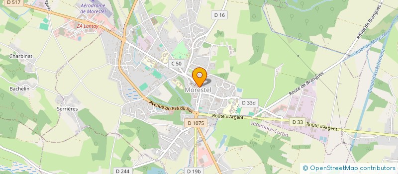 localisation de l'entreprise MADAME MARIA SIMOES CORREIA  MORESTEL