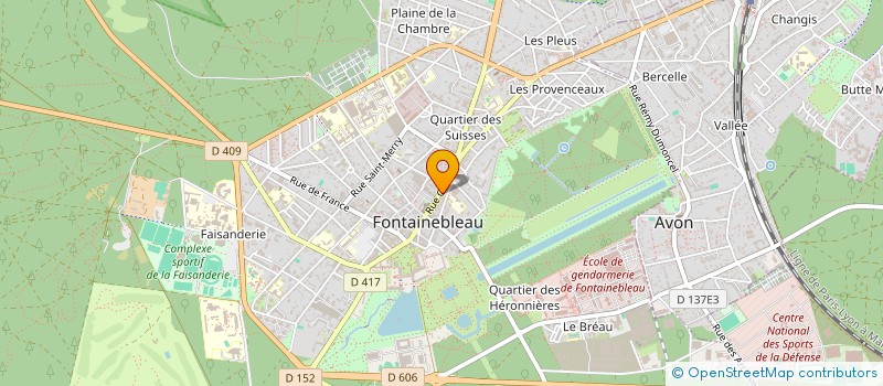 localisation de l'entreprise MADAME MARIA SIMOES LOURENCO à FONTAINEBLEAU