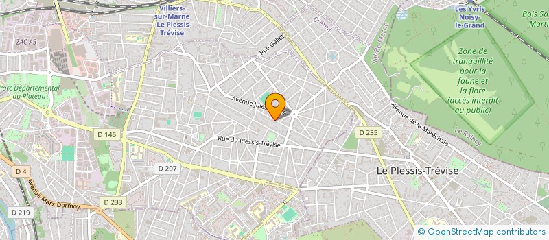 localisation de l'entreprise MADAME MARIA SOARES DEARAVJO à CHAMPIGNY-SUR-MARNE