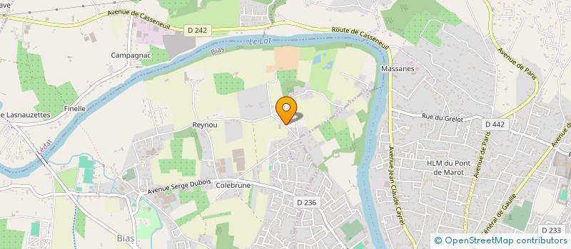 localisation de l'entreprise MADAME MARIA SOARES DURAES  BIAS