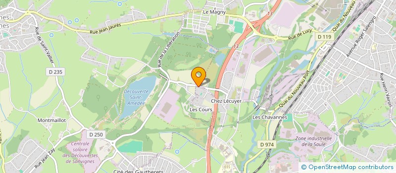 localisation de l'entreprise MADAME MARIA SOLEDAD VARAS  SAINT-VALLIER