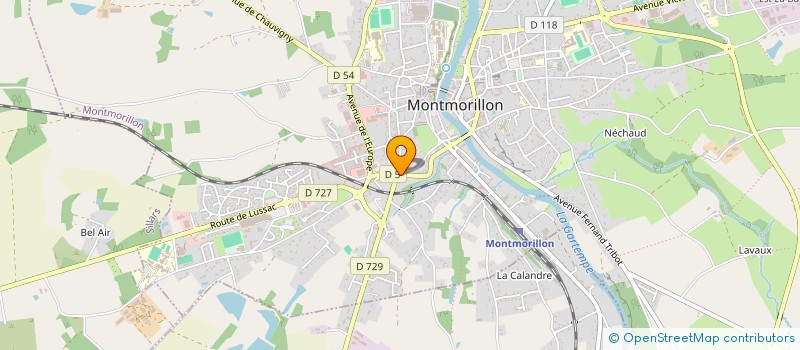 localisation de l'entreprise MADAME MARIA-SORINA BRAILEANU  MONTMORILLON