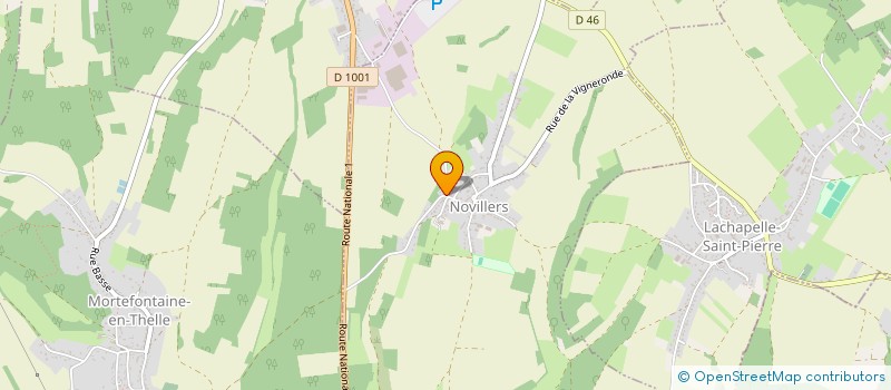 localisation de l'entreprise MADAME MARIA SOUSA FREIRE  NOVILLERS