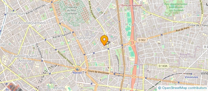 localisation de l'entreprise MADAME MARIA SPANGARO  PARIS