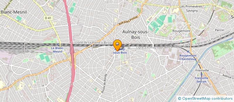 localisation de l'entreprise MADAME MARIA SPEGAL  AULNAY-SOUS-BOIS
