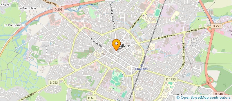 localisation de l'entreprise MADAME MARIA STOICA à CHALLANS