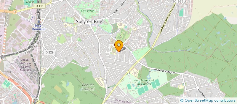 localisation de l'entreprise MADAME MARIA SUSETE GONCALVES FERNANDES à SUCY-EN-BRIE