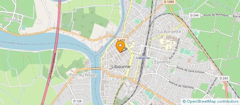 localisation de l'entreprise MADAME MARIA TAIBALY BOUKA MOISE à LIBOURNE