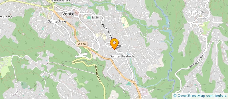 localisation de l'entreprise MADAME MARIA TASCIOTTI à VENCE
