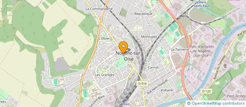 localisation de l'entreprise MADAME MARIA TAVARES DOS SANTOS  NOGENT-SUR-OISE