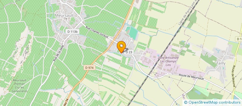 localisation de l'entreprise MADAME MARIA TERESA DA COSTA DE JESUS  MEURSAULT