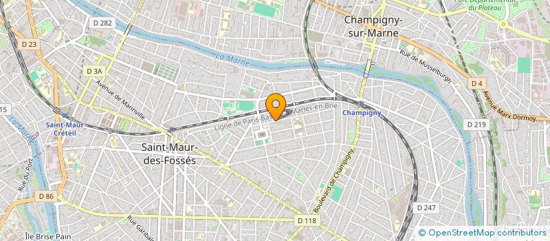 localisation de l'entreprise MADAME MARIA TERESA SOARES MOREIRA à SAINT-MAUR-DES-FOSSES