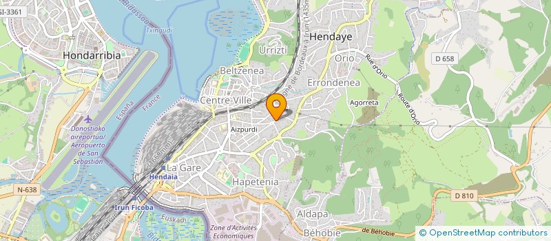 localisation de l'entreprise MADAME MARIA TERESA UBIRIA BEAUMONT  HENDAYE