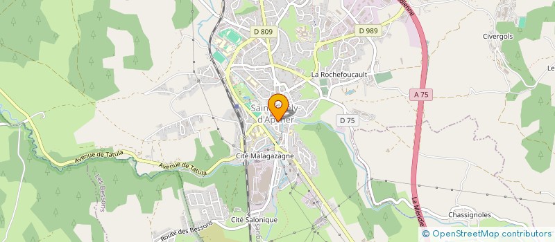 localisation de l'entreprise MADAME MARIA TICHIT  SAINT-CHELY-D'APCHER