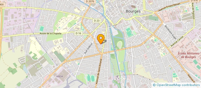 localisation de l'entreprise MADAME MARIA TIRIETIELLO  BOURGES