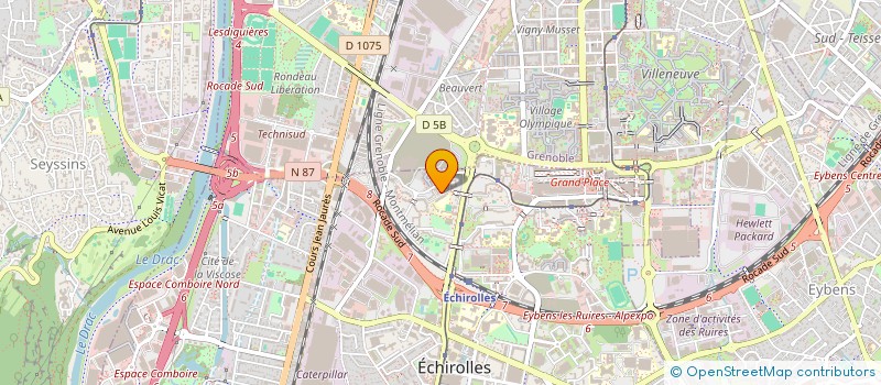 localisation de l'entreprise MADAME MARIA TOPLICA  GRENOBLE