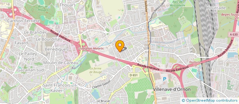 localisation de l'entreprise MADAME MARIA TORRES  VILLENAVE D ORNON