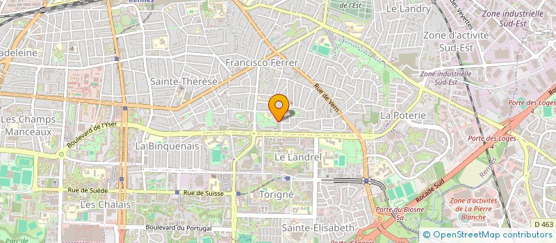 localisation de l'entreprise MADAME MARIA TORRES  RENNES