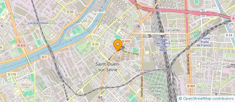 localisation de l'entreprise MADAME MARIA TRAN  SAINT-OUEN-SUR-SEINE