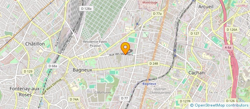 localisation de l'entreprise MADAME MARIA TRUJILLO à BAGNEUX