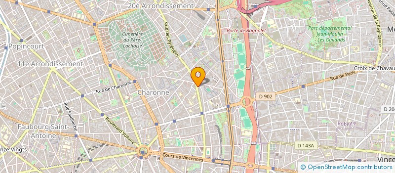 localisation de l'entreprise MADAME MARIA UGARTE  PARIS