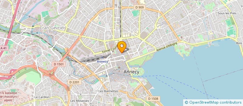 localisation de l'entreprise MADAME MARIA ULLMANN à ANNECY