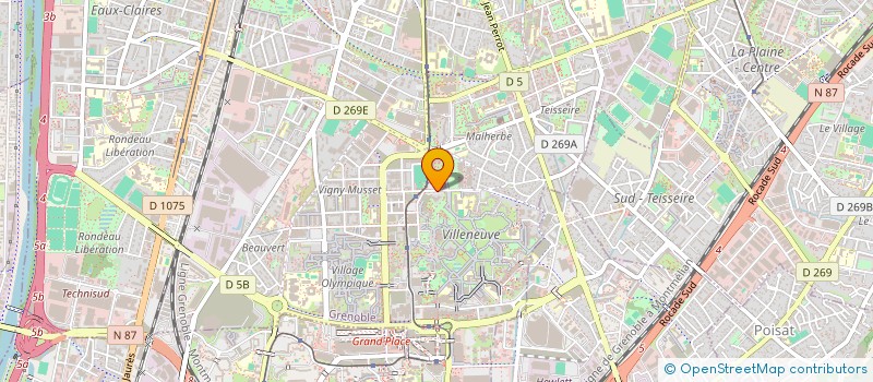 localisation de l'entreprise MADAME MARIA ULLUA  GRENOBLE