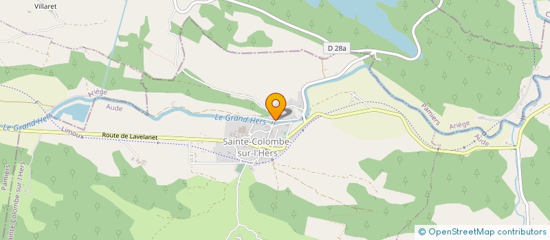 localisation de l'entreprise MADAME MARIA VAN MIERLO  SAINTE-COLOMBE-SUR-L'HERS