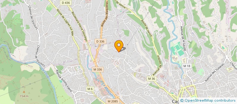 localisation de l'entreprise MADAME MARIA VAN WIJK à CAGNES-SUR-MER