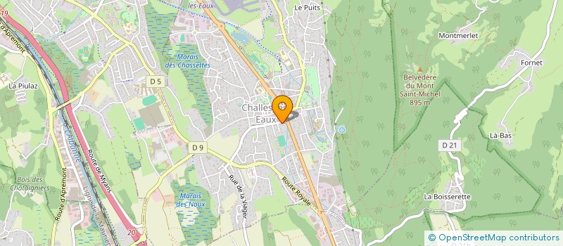 localisation de l'entreprise MADAME MARIA VARANDA  CHALLES-LES-EAUX