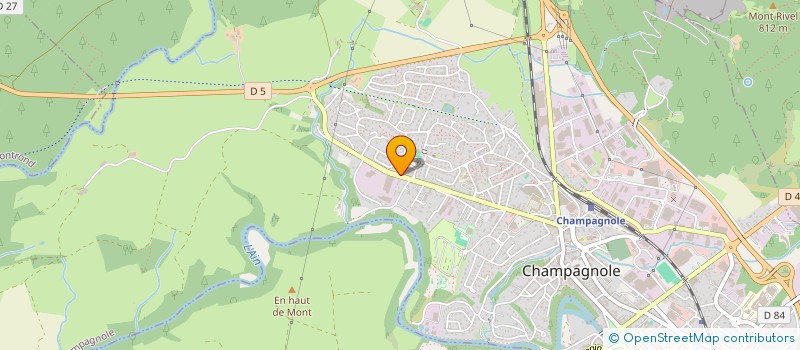 localisation de l'entreprise MADAME MARIA VARONE  CHAMPAGNOLE