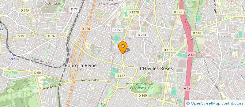 localisation de l'entreprise MADAME MARIA VASILYEVA  L'HAY-LES-ROSES