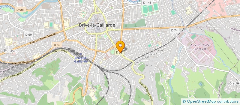 localisation de l'entreprise MADAME MARIA VENTURA à BRIVE-LA-GAILLARDE